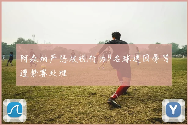 阿森纳严惩歧视行为9名球迷因辱骂遭禁赛处理